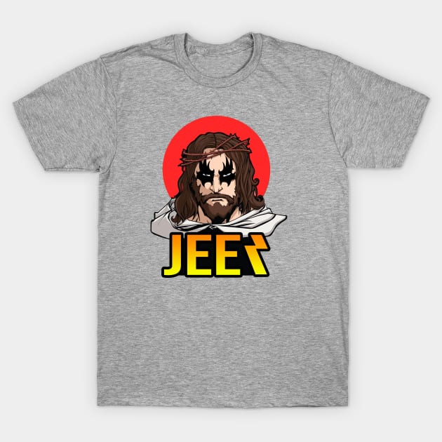 JESUS HEAVY METAL T-Shirt by theanomalius_merch